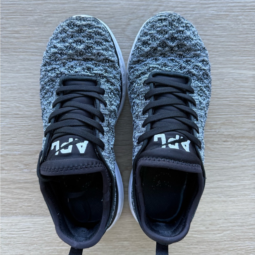 APL TechLoom Phantom Black and Gray Sneakers